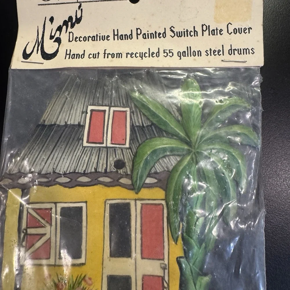 New Recycled‎ Tropical House Bungalow Decorative Light Switch Wall Plate Cover